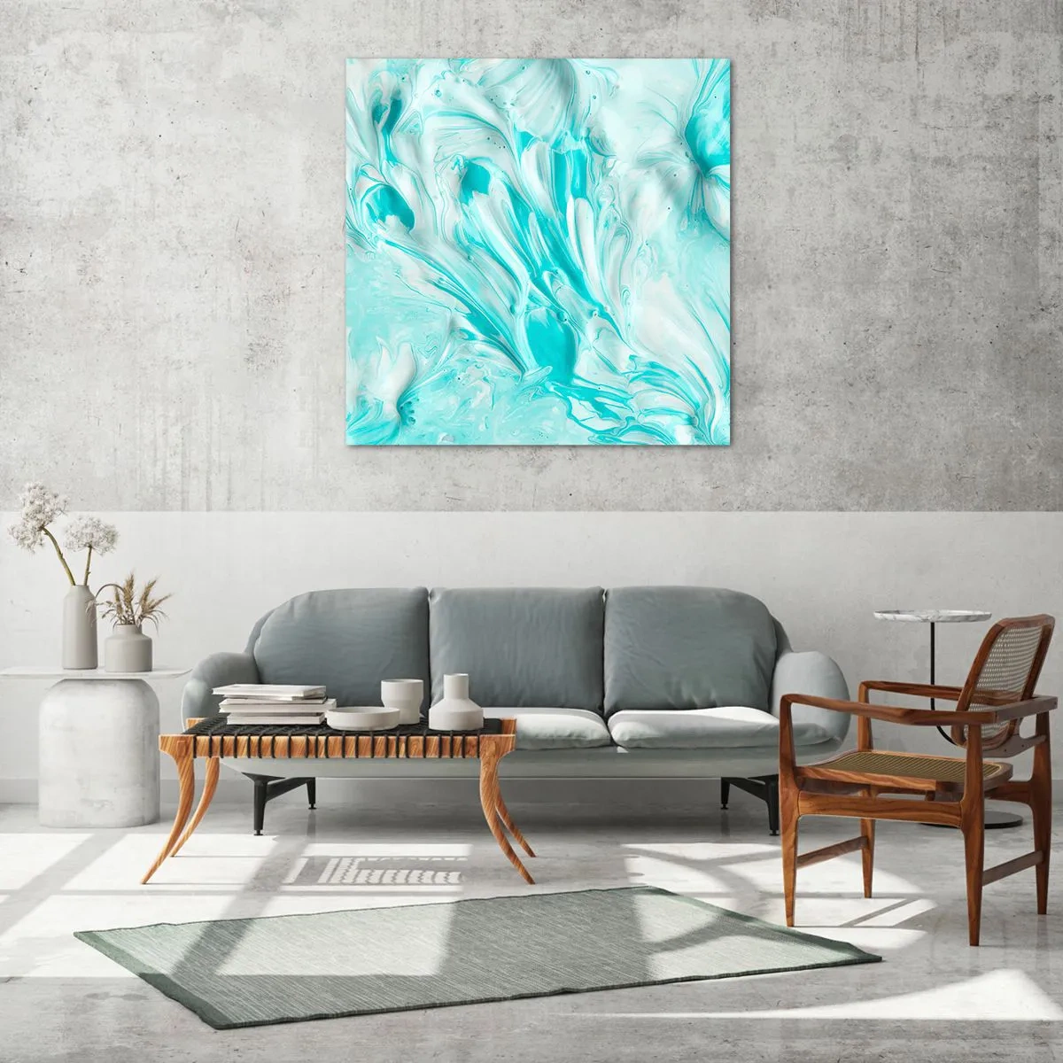 Quadro su vetro - Insieme per sempre - 30x30 cm