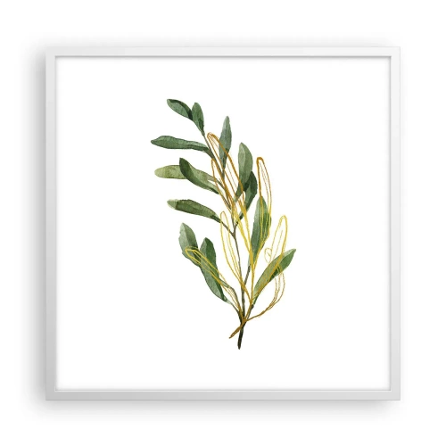 Poster in cornice bianca - Tutto ciò che è buono - 60x60 cm