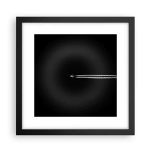 Poster in cornice nera - In un'altra dimensione - 30x30 cm