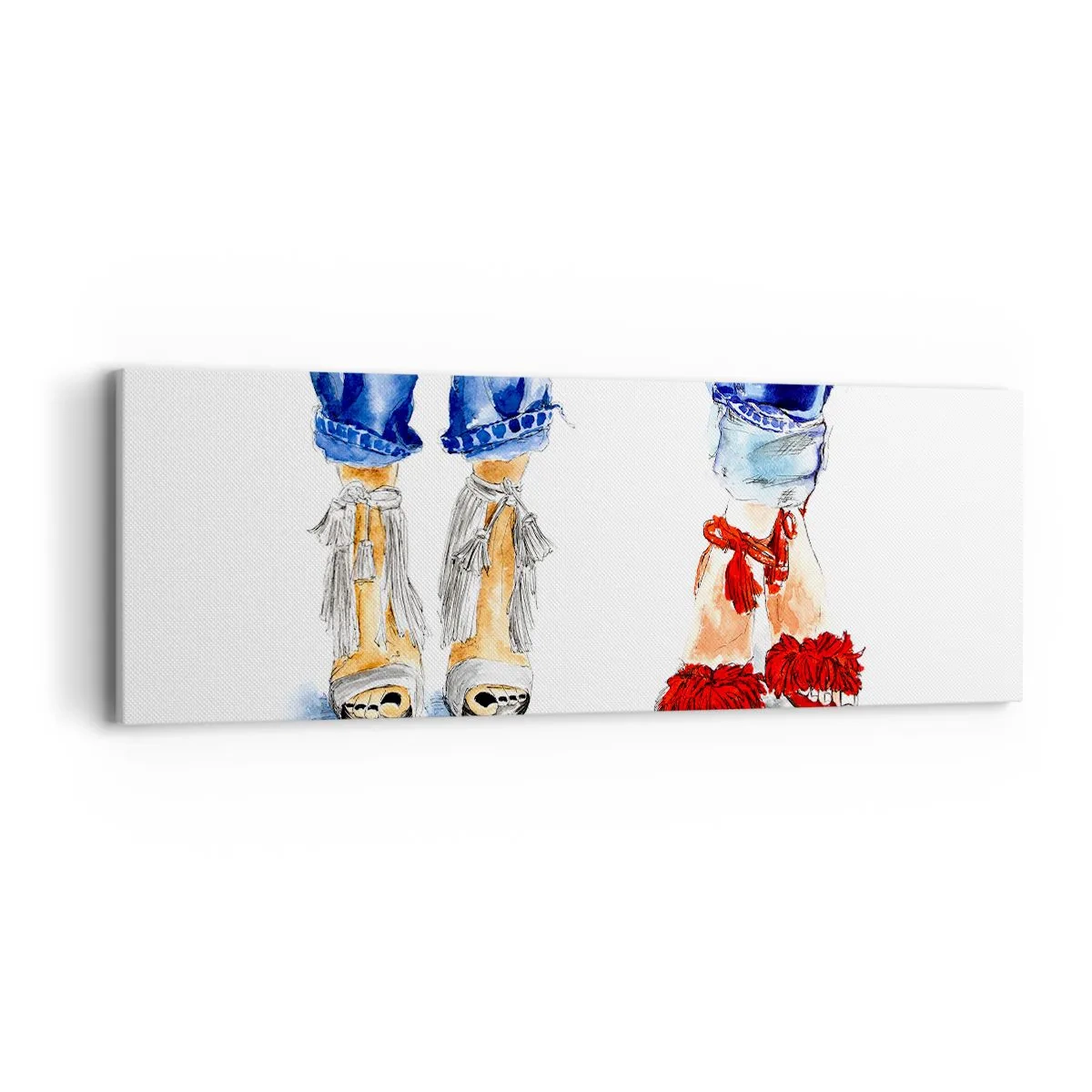 Quadro su tela - Stampe su Tela - Facciamo una passeggiata? - 90x30 cm