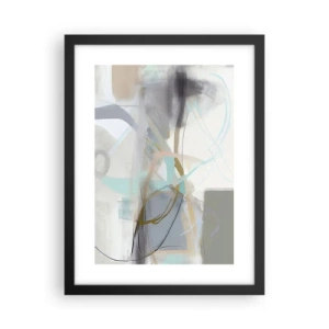 Poster in cornice nera - Astrazione nebulosa - 30x40 cm