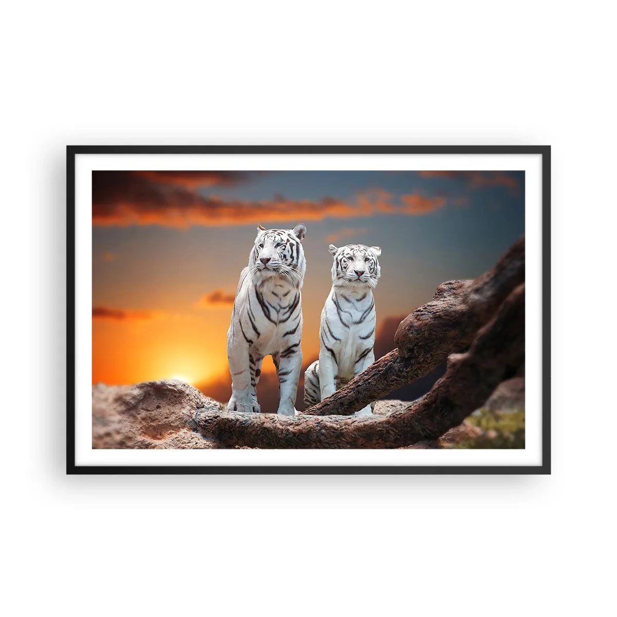 Poster in cornice nera - Proprio come a Narnia - 91x61 cm