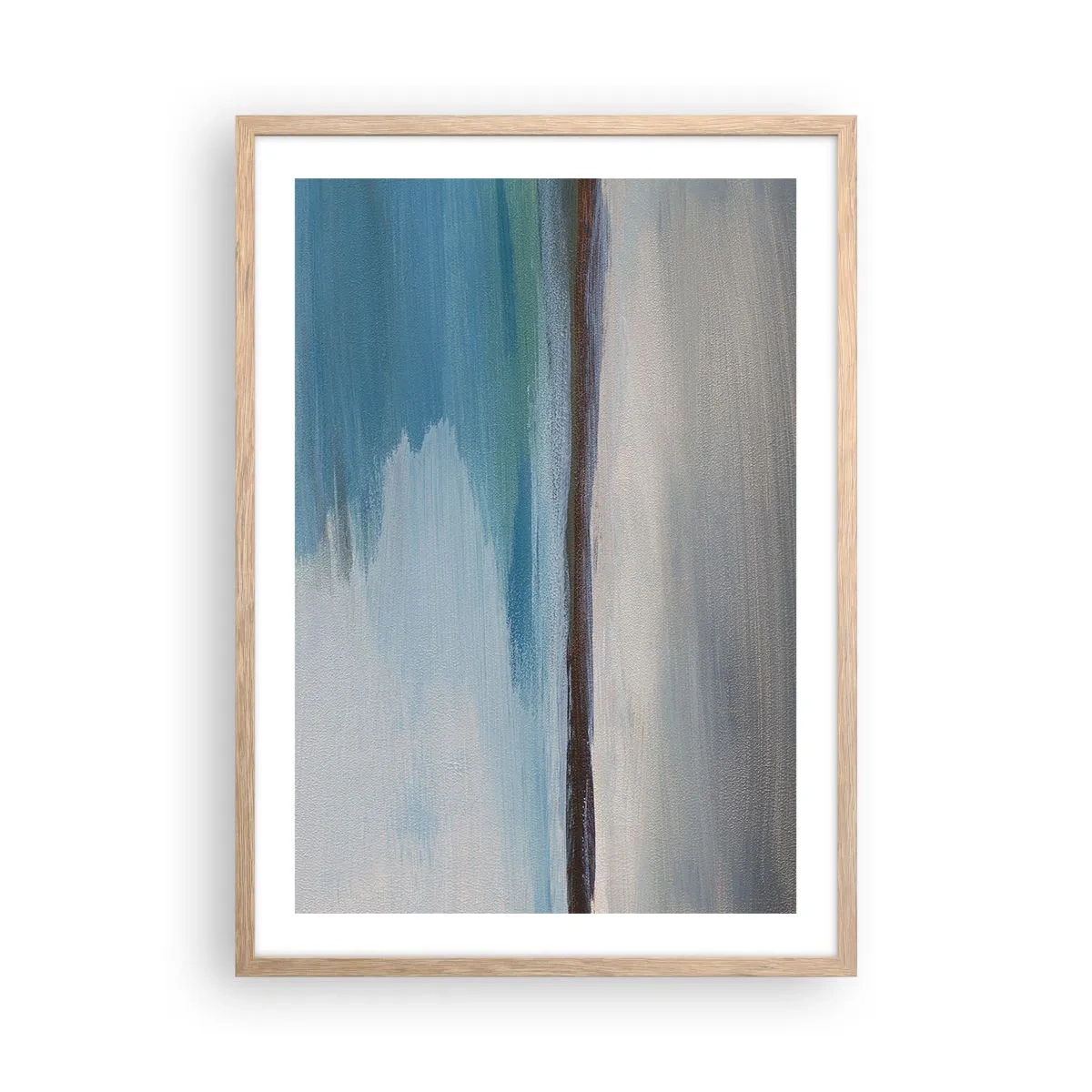 Poster in cornice rovere chiaro - Paesaggio orizzontale - 50x70 cm