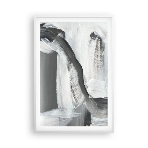 Poster in cornice bianca - Movimento deciso - 61x91 cm