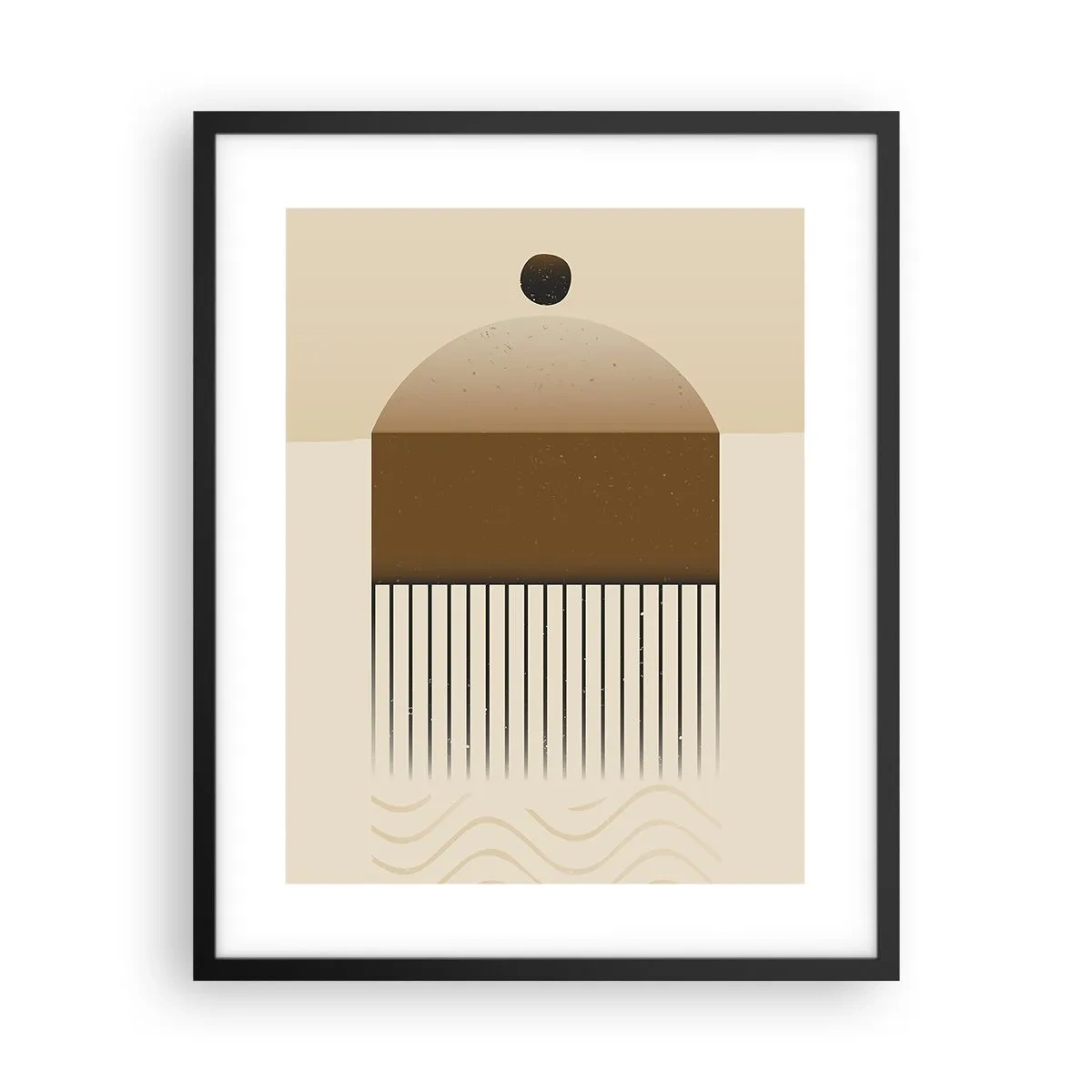 Poster in cornice nera - Diversi stati - 40x50 cm