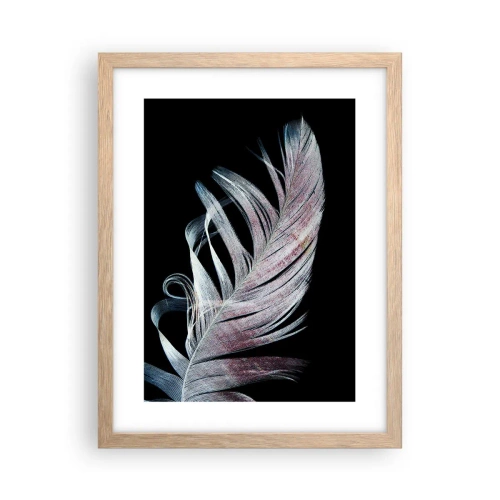 Poster in cornice rovere chiaro - Pensa al tocco - 30x40 cm