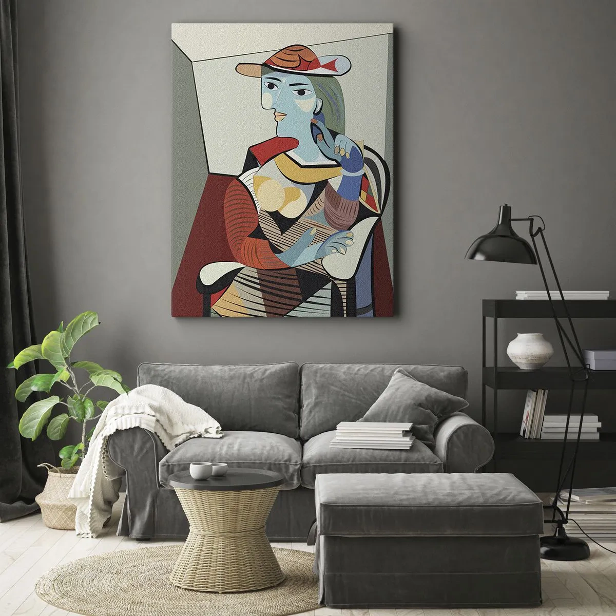 Quadro su tela - Stampe su Tela - Con gli occhi di Picasso - 70x100 cm