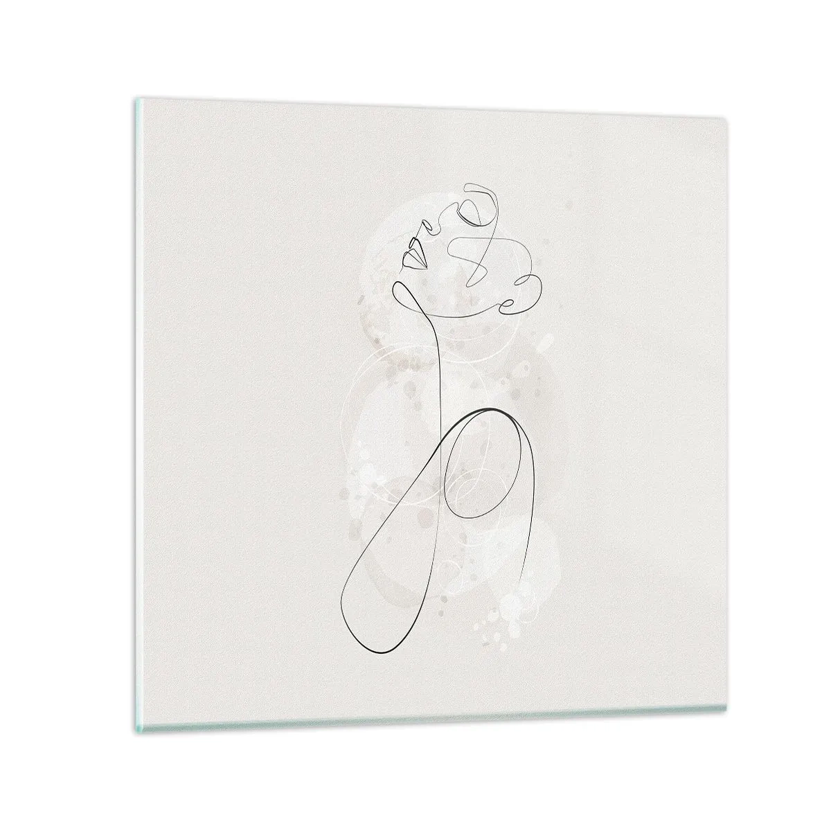 Quadro su vetro - La spirale della bellezza - 60x60 cm