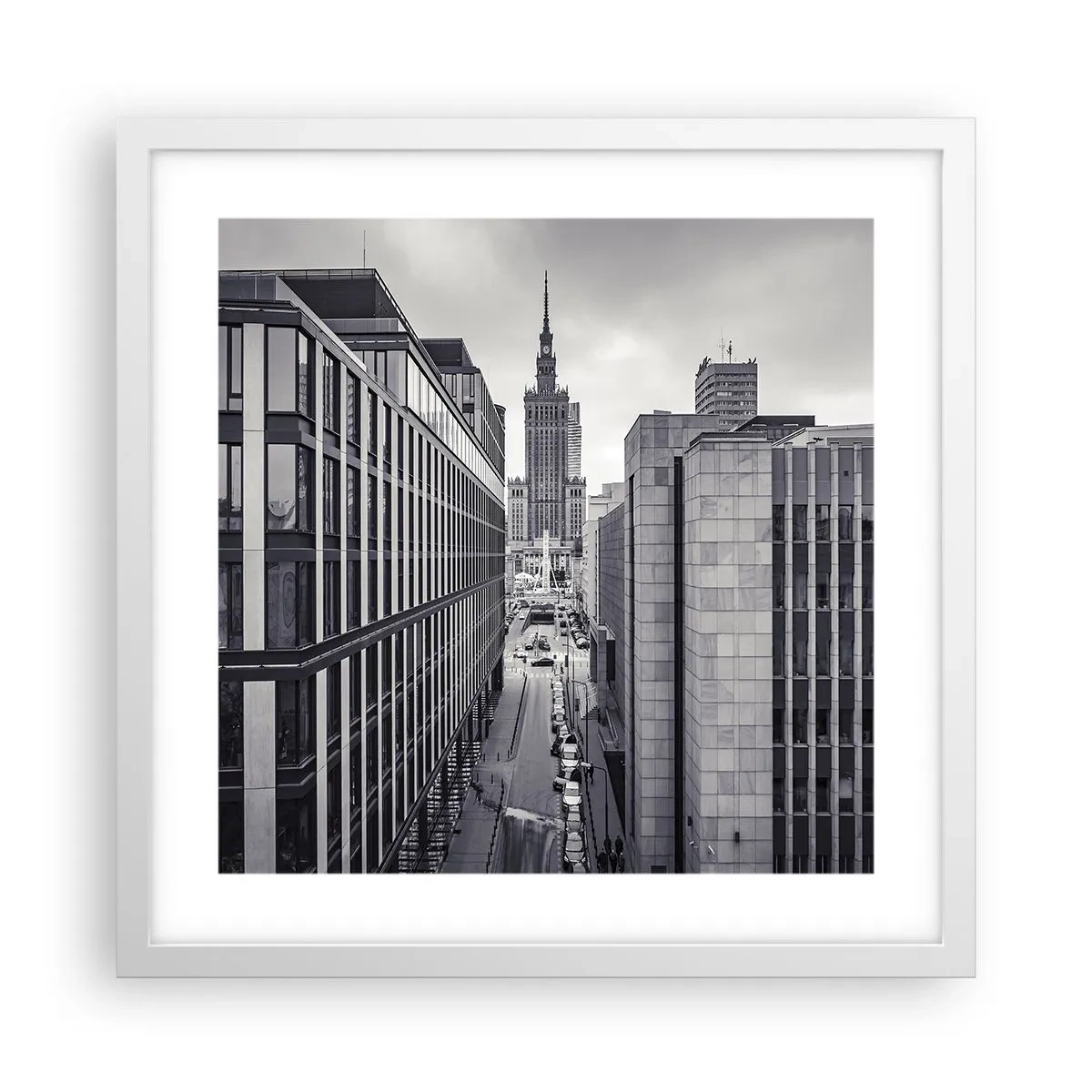 Poster in cornice bianca - La valle di Varsavia - 40x40 cm