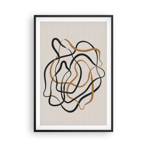 Poster in cornice nera - Tutto è andato storto - 61x91 cm