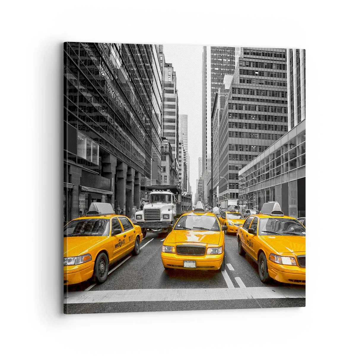 Quadro su tela - Stampe su Tela - Siamo noi che coloriamo la città - 70x70 cm