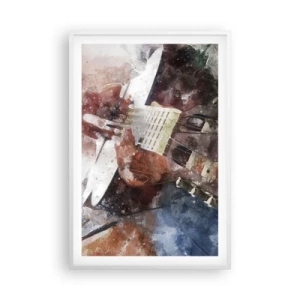 Poster in cornice bianca - E tu che ne pensi? - 61x91 cm