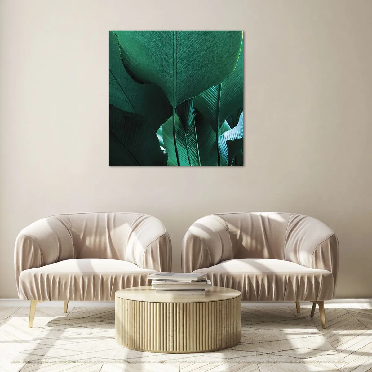 Quadro su vetro - Verso la luce - 30x30 cm