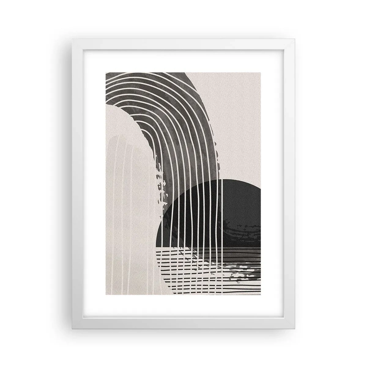 Poster in cornice bianca - Andata e ritorno - 30x40 cm