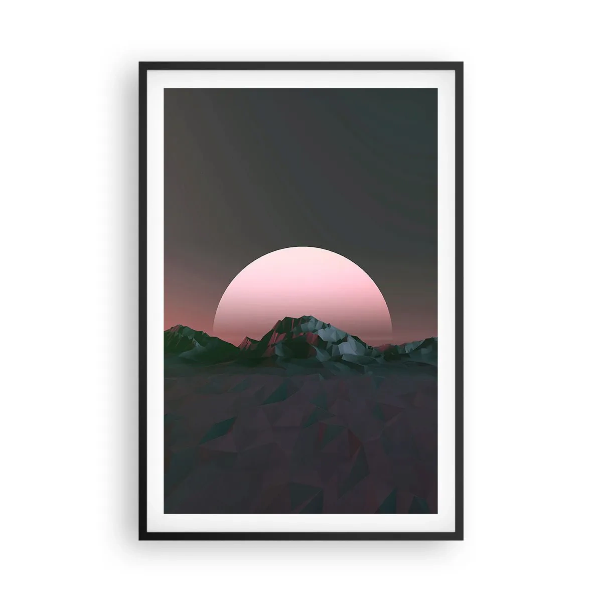 Poster in cornice nera - Nella galassia accanto - 61x91 cm