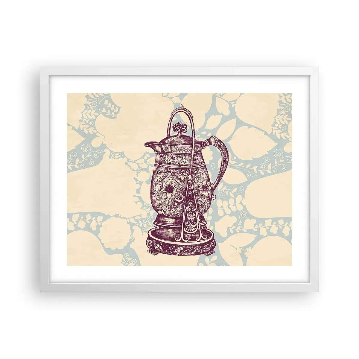 Poster in cornice bianca - La bellezza del quotidiano - 50x40 cm