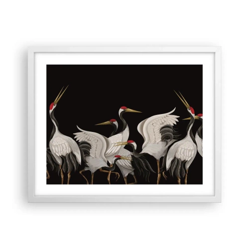 Poster in cornice bianca - Cose da uccelli - 50x40 cm