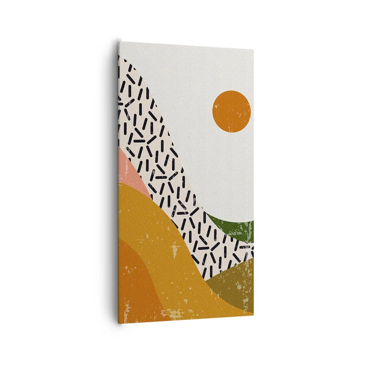 Quadro su tela - Stampe su Tela - Astrazione solare - 65x120 cm