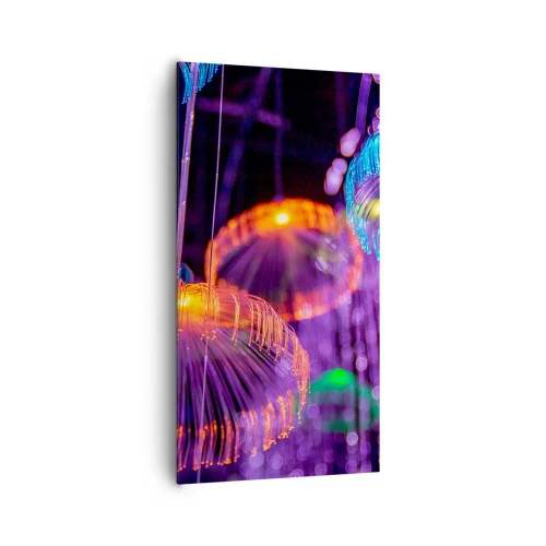 Quadro su tela - Stampe su Tela - Fontane di luce - 65x120 cm
