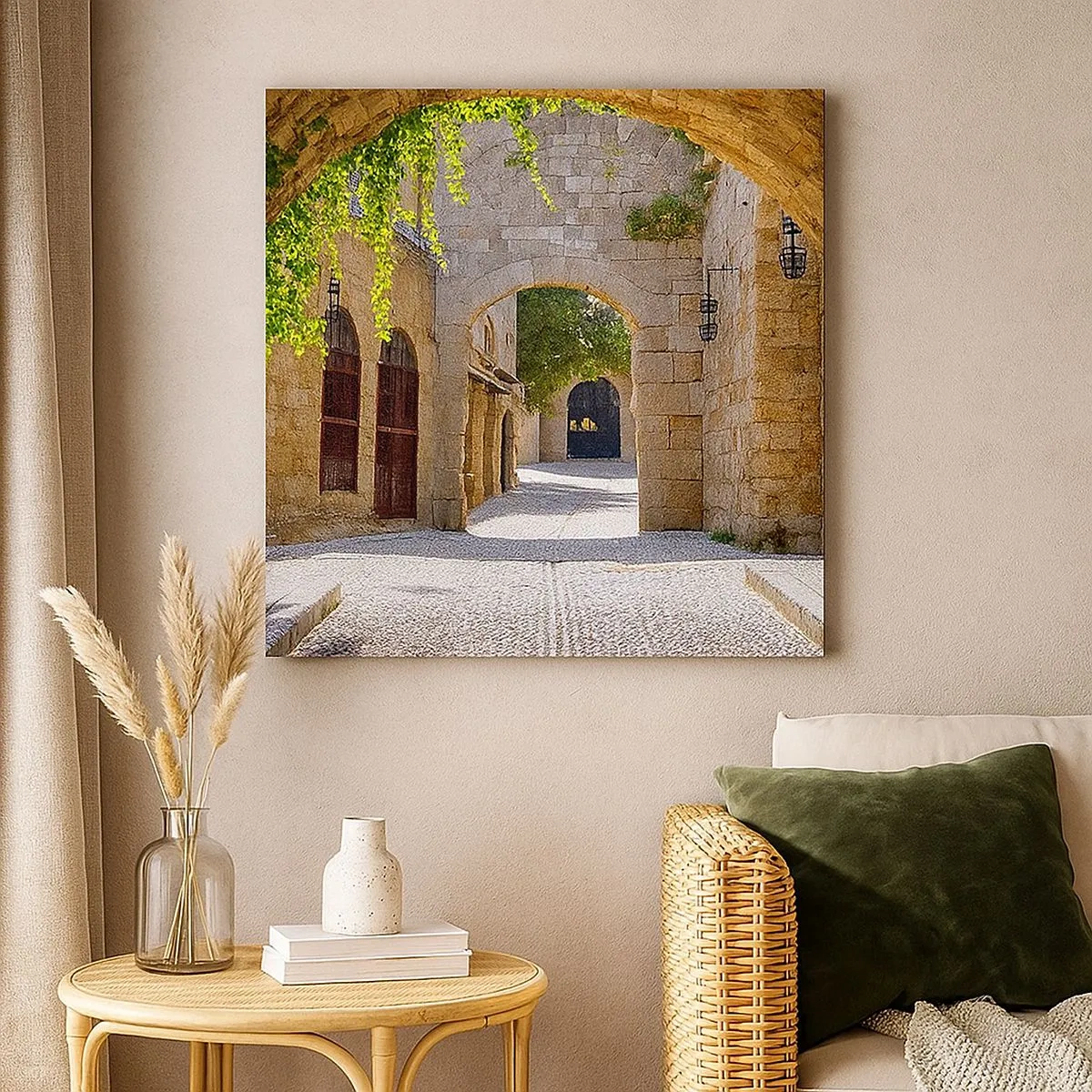 Quadro su tela - Stampe su Tela - Adesso passerà il corteo - 30x30 cm