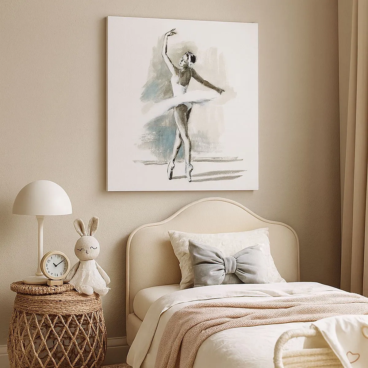 Quadro su tela - Stampe su Tela - Tramutata in un cigno - 30x30 cm