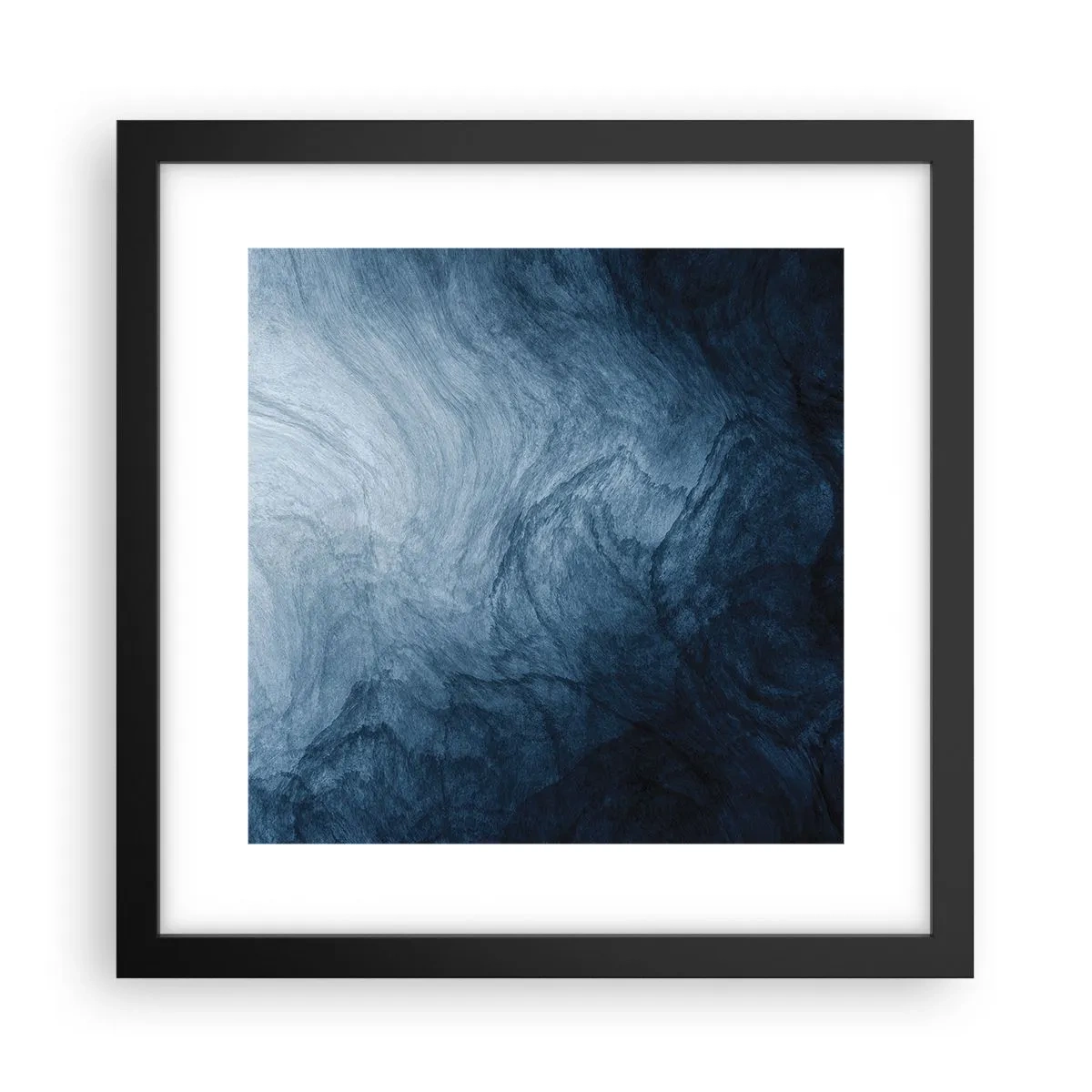 Poster in cornice nera - Arrivando in profondità - 30x30 cm