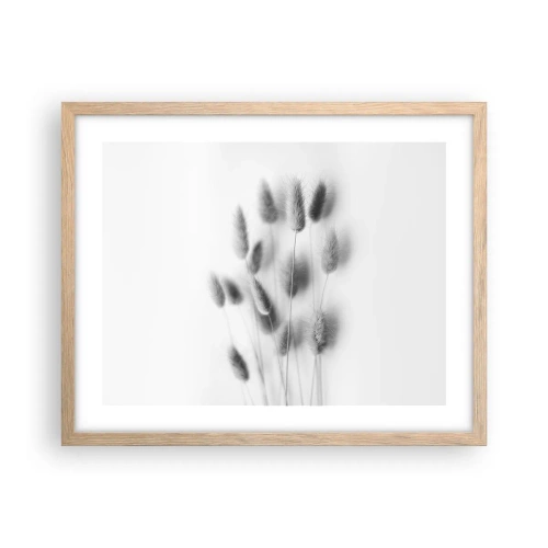 Poster in cornice rovere chiaro - Erba soffice - 50x40 cm