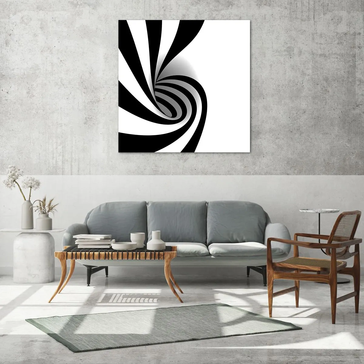 Quadro su vetro - Eppur si muove - 40x40 cm