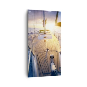 Quadro su tela - Stampe su Tela - Correndo sulle onde - 55x100 cm