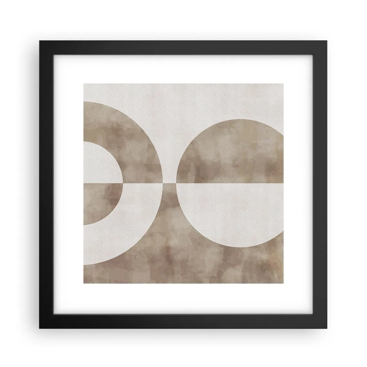 Poster in cornice nera - Analogie e differenze - 30x30 cm