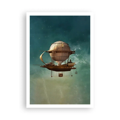 Poster - Saluti da Jules Verne - 70x100 cm