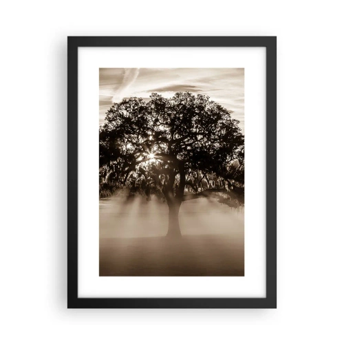 Poster in cornice nera - L'albero delle sole buone notizie - 30x40 cm