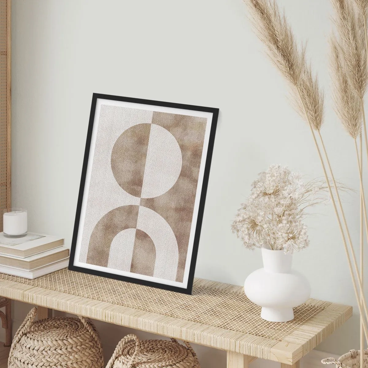 Poster in cornice nera - Analogie e differenze - 50x70 cm
