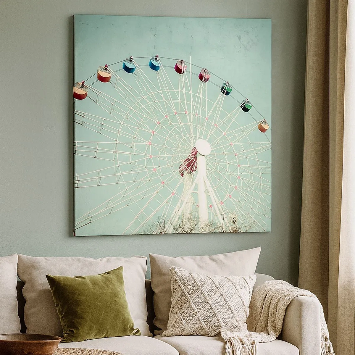 Quadro su tela - Stampe su Tela - Venite a divertirvi - 30x30 cm