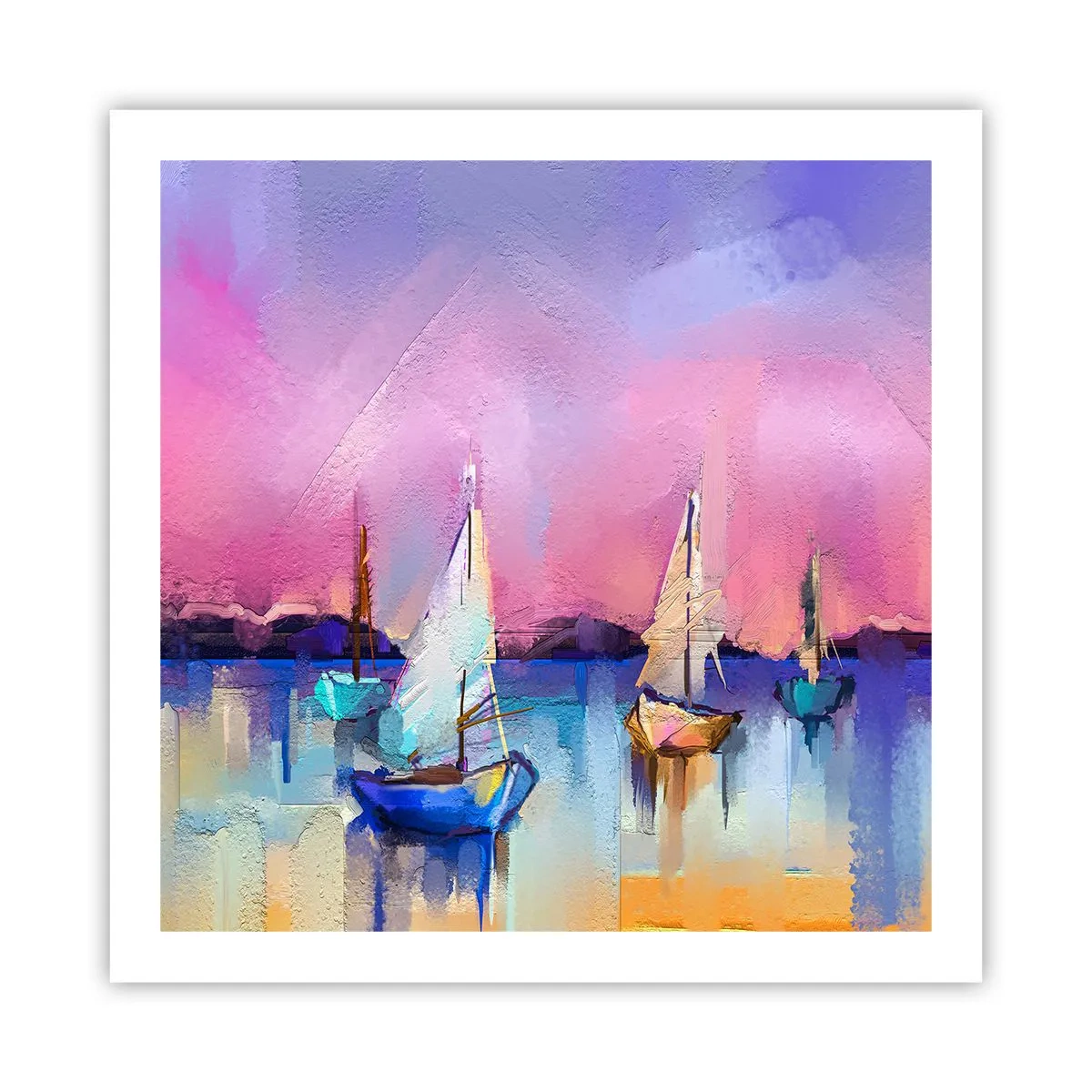 Poster - Direzione: mare aperto - 60x60 cm