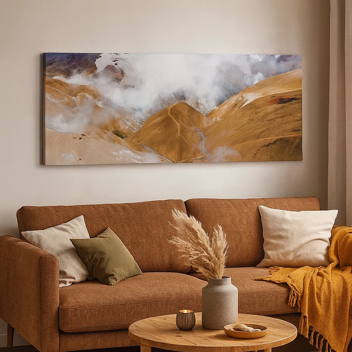 Quadro su tela - Stampe su Tela - La bellezza severa dell'Islanda - 30x30 cm