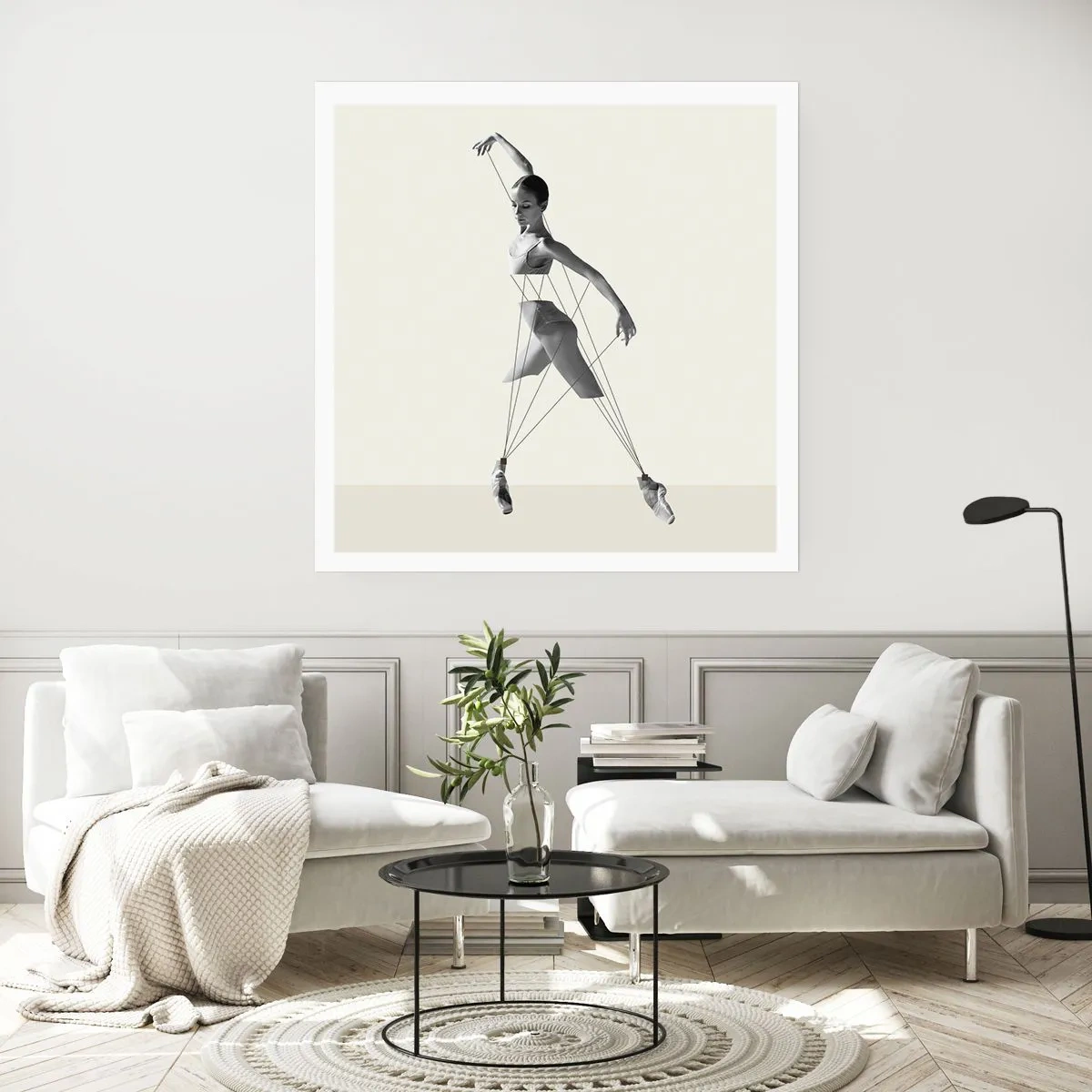 Poster - Nel teatro del mondo - 40x40 cm