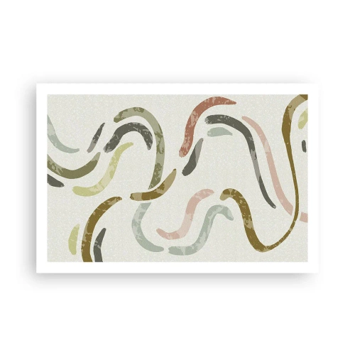Poster - La danza gioiosa dell'astrazione - 91x61 cm