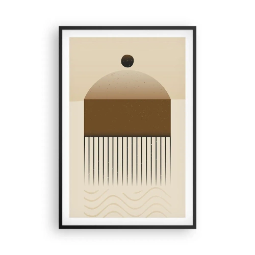 Poster in cornice nera - Diversi stati - 61x91 cm
