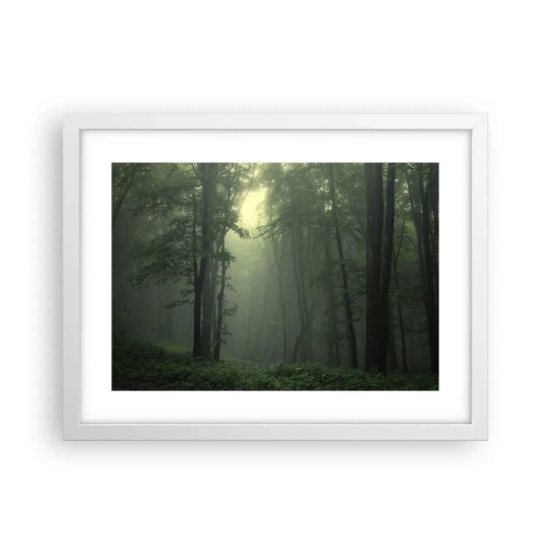 Poster in cornice bianca - Prima che si svegli - 40x30 cm