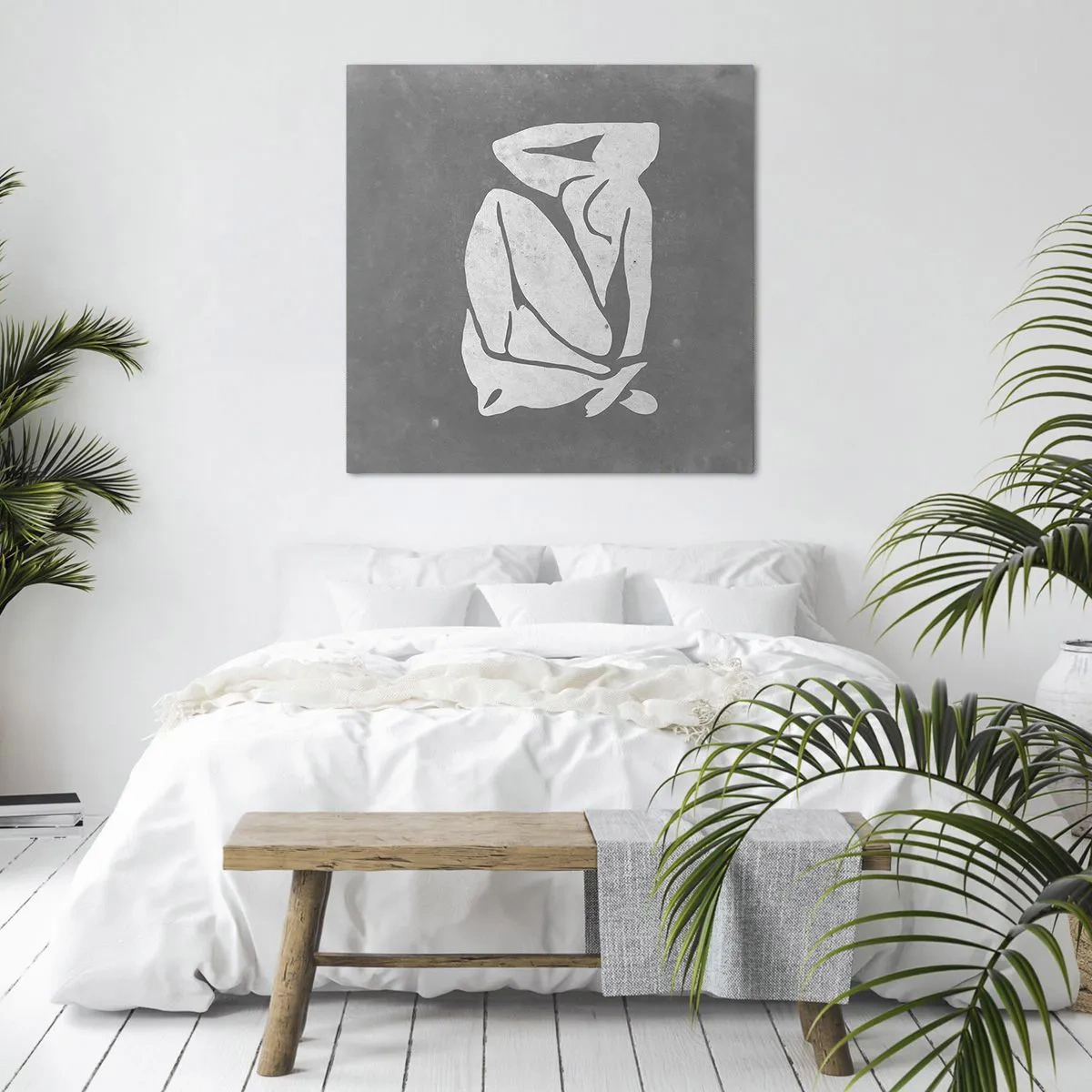 Quadro su tela - Stampe su Tela - Pensierosa - 50x50 cm