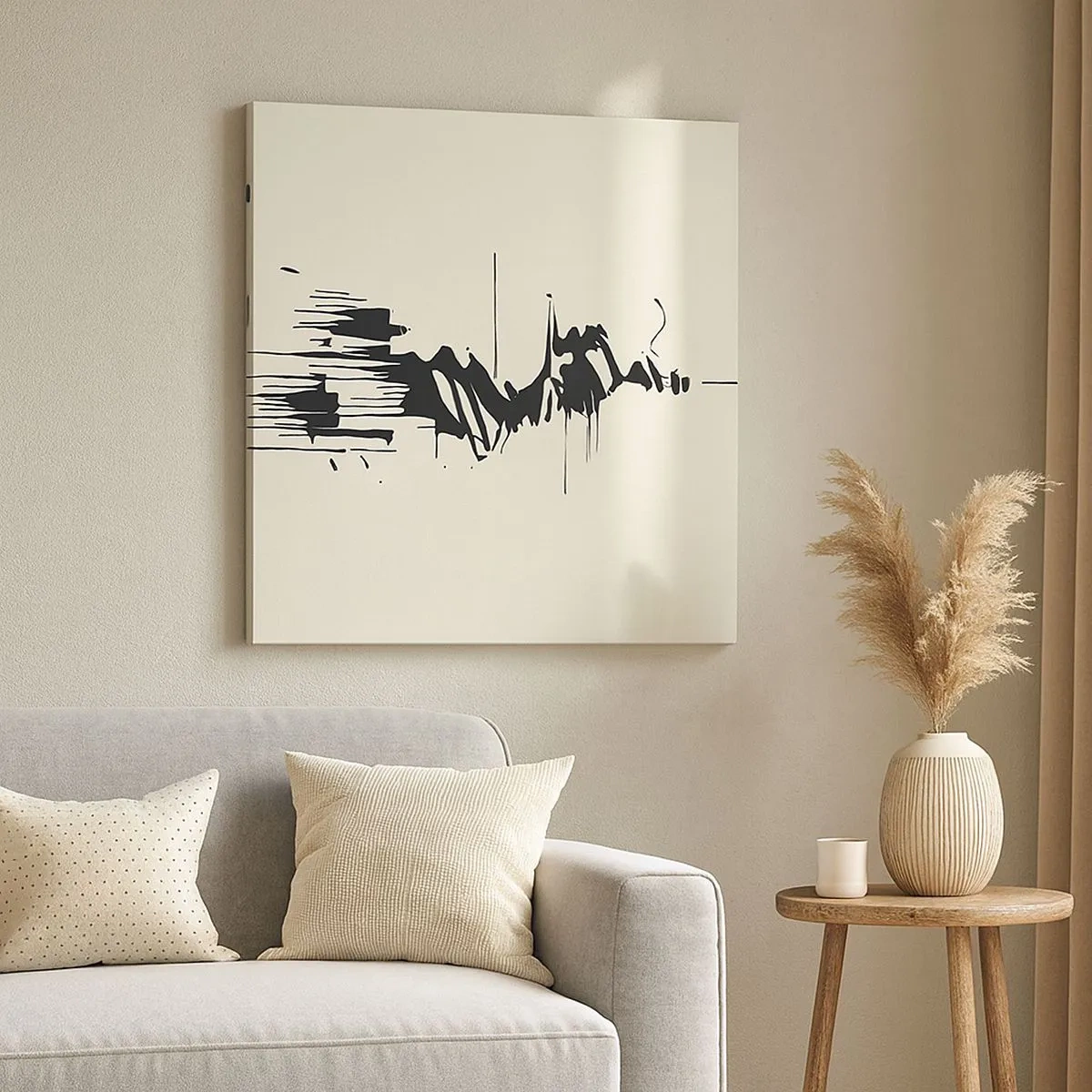 Quadro su tela - Stampe su Tela - Astrazione frettolosa - 30x30 cm