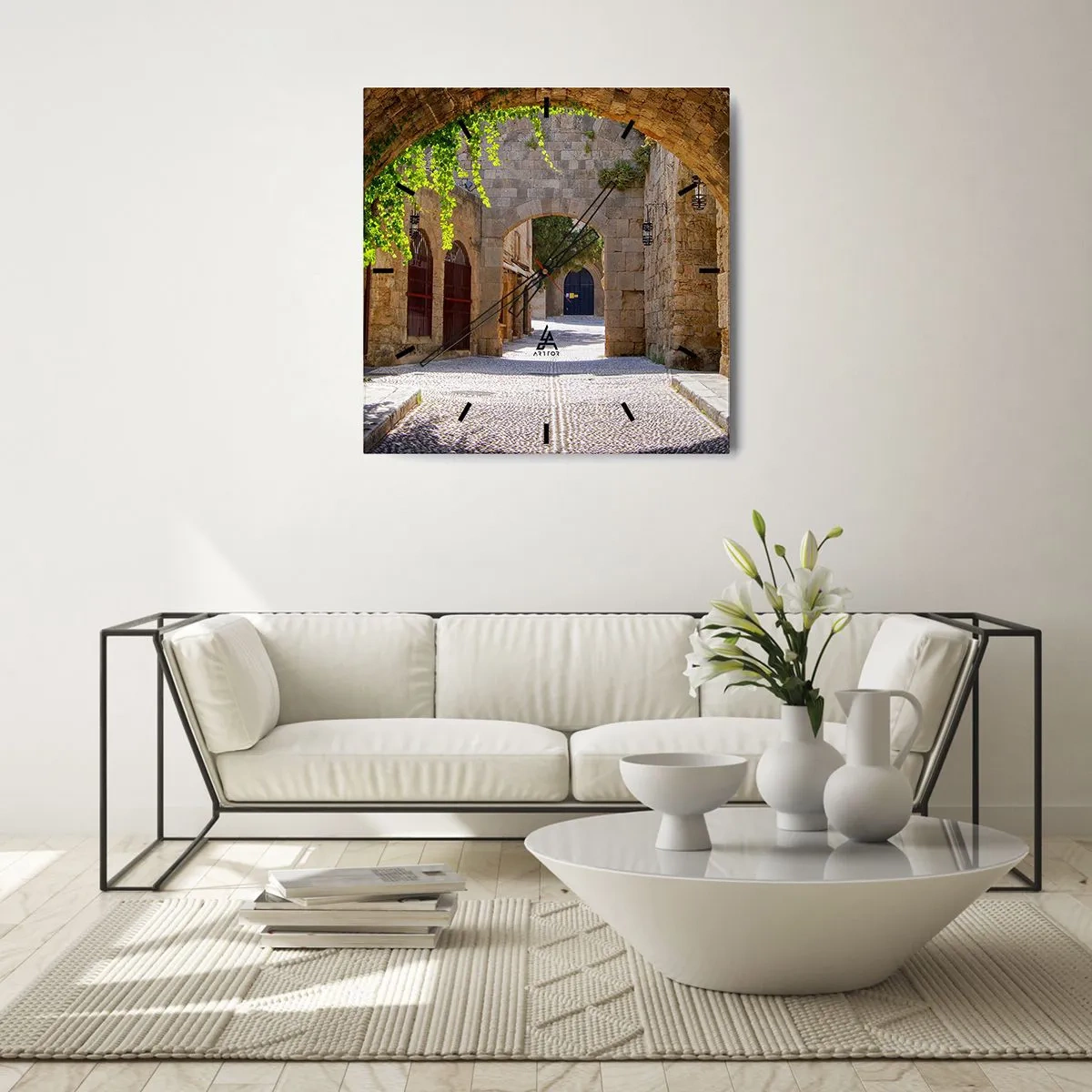 Orologio da parete - Orologio in Vetro - Adesso passerà il corteo - 40x40 cm