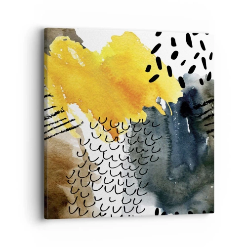 Quadro su tela - Stampe su Tela - L'incontro degli elementi - 40x40 cm