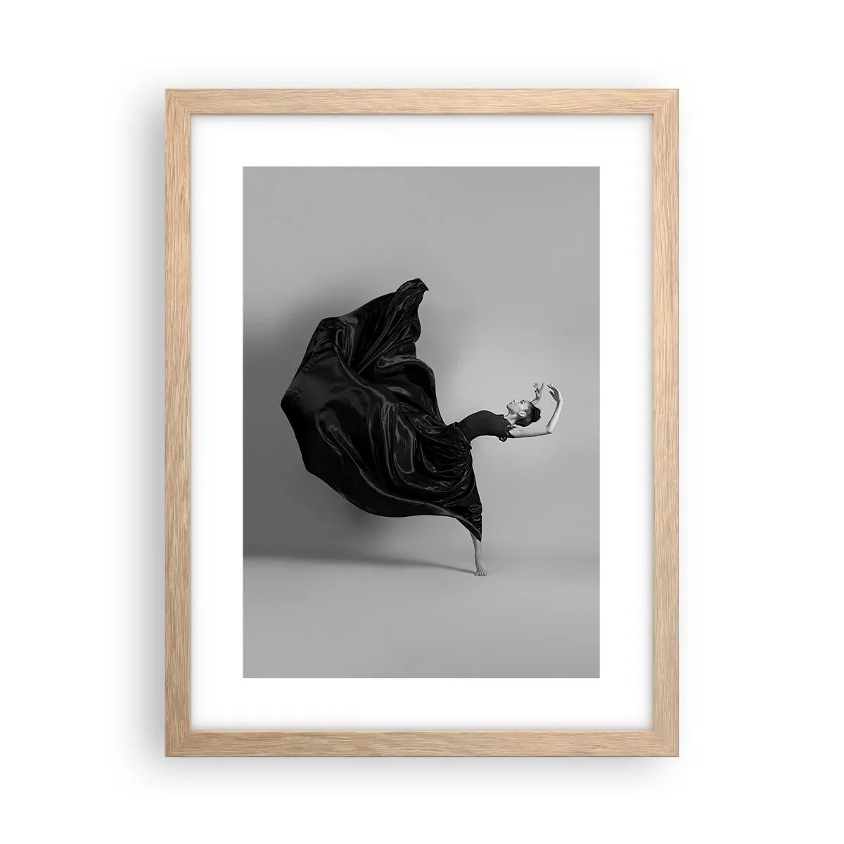 Poster in cornice rovere chiaro - Musica alata - 30x40 cm