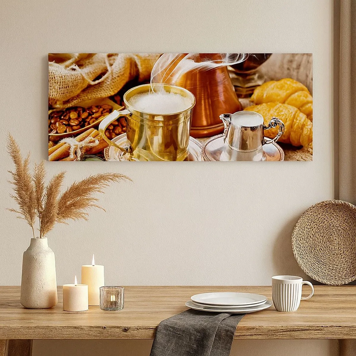 Quadro su tela - Stampe su Tela - Buona giornata! - 100x40 cm