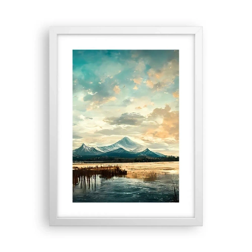 Poster in cornice bianca - Sotto la protezione del cielo - 30x40 cm