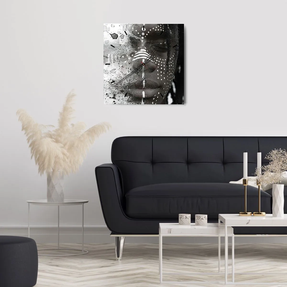 Orologio da parete - Orologio in Vetro - Scopri lo spirito primordiale - 30x30 cm