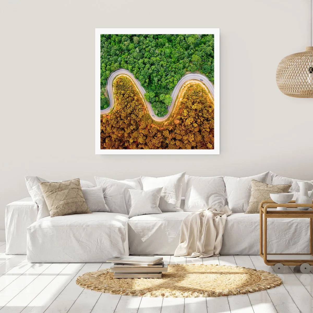 Poster - Confine e separazione - 60x60 cm