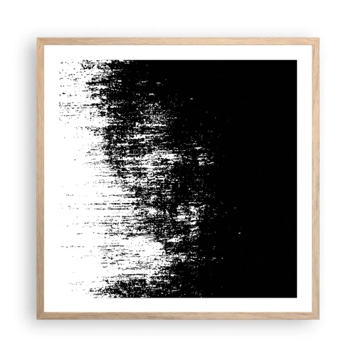 Poster in cornice rovere chiaro - E il vincitore è... - 60x60 cm